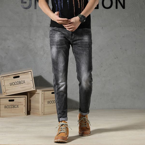 

2021 men's thin breech breeches elastic pants hip streetwear gray snka, Blue