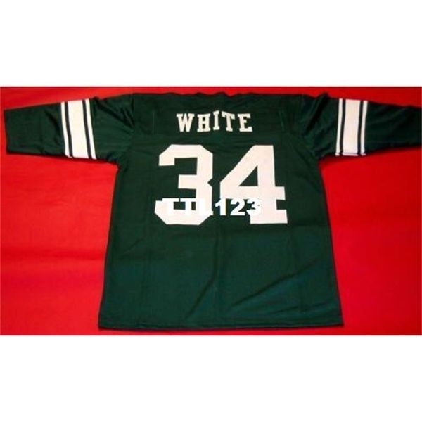 

3421 custom #34 lorenzo white custom college style 3/4 sleeve college jersey size s-4xl or custom any name or number jersey, Black