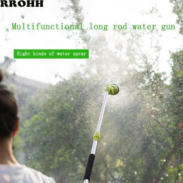 

long pole spray watering nozzle gardening car wash multi-function automatic household cleaning lawn garden1