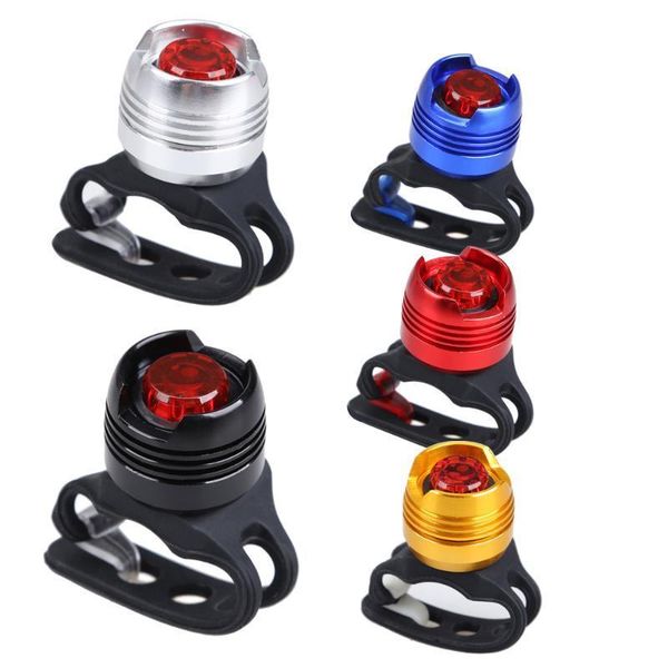 

bike lights aluminum bicycle cycling front rear tail helmet red white led flash safety warning lamp caution light waterproof