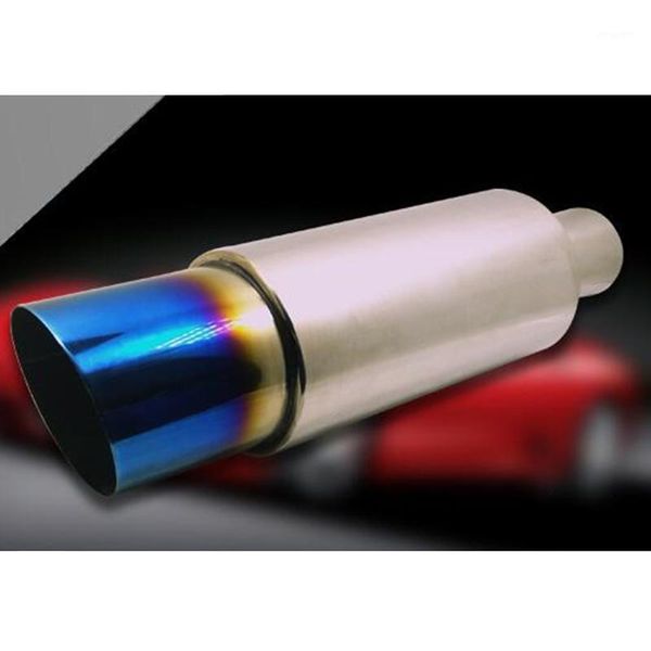 

muffler universal modified drum colorful motorcycle tail throat stainless steel car accessories drum1