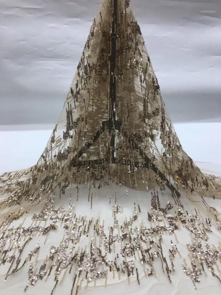 

ribbon nigeria lace fabric 2021 french sequin embroidered african clothes xx37251, Pink;blue