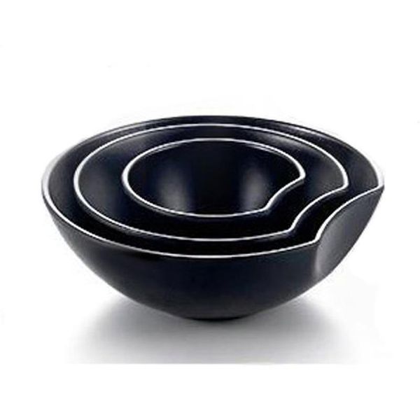 

melamine dinnerware black frost oval ramen bowl korean restaurant a5 melamine big bowls melamine sqckup my_home2010