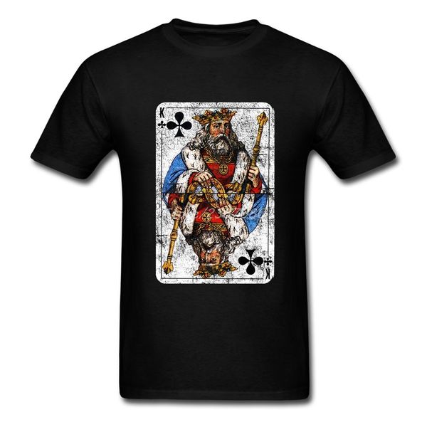 

hiphop vintage king card t shirt couple's men's t-shirts crewneck big size short sleeve custom funny t shirts sport hooded sweatsh