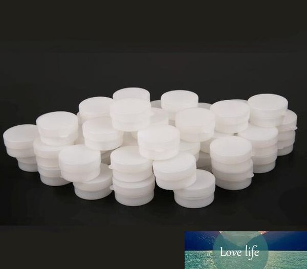 50pcs / lot portáteis 5g Mini recarregáveis ​​frascos de cosméticos vazio Jar Cosmetic Pot Sombra Face Cream Container recarregáveis ​​Caixa