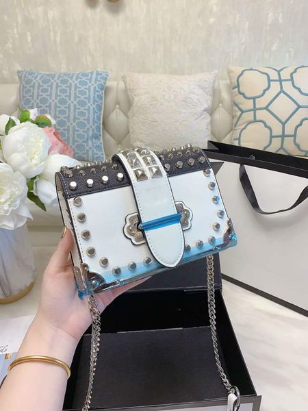 

Women's Crossbody Bags Shoulder Bags Flap Fashion Rivet Style Small Size with Slot Pockets High Quality with Gift Box #P.D.A. Bags