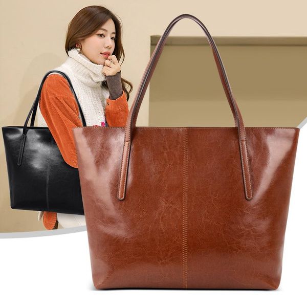 

cross body elegant women's bag 2021 large capacity lady shoulder female commuter designer high-quality leather