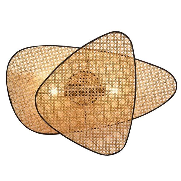 

modern simple wall lamp southeast asia living room decoration lamp dining room lighting creative leaf village manual rattan