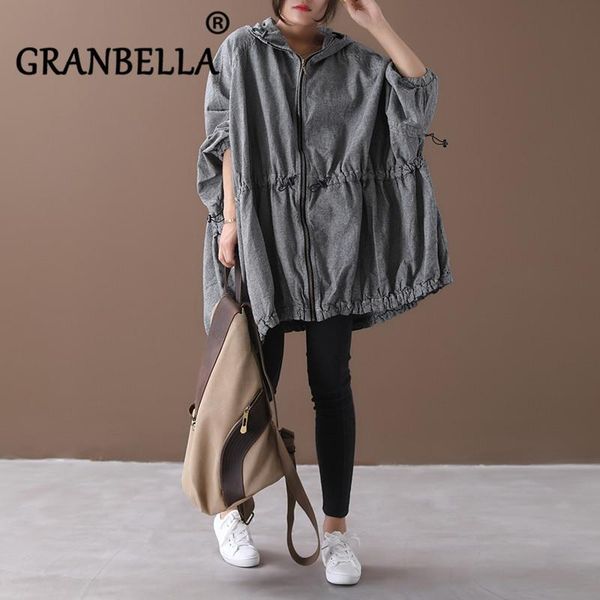 

2020 new autumn women oversized hooded jackets female batwing sleeve loose coat vintage checked plaid outwear, Black;brown