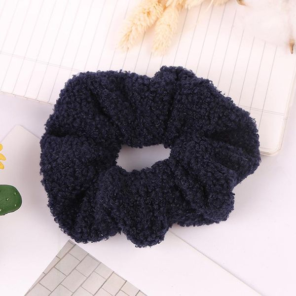 

2020 christmas women velvet scrunchies winter plush ponytail holder headbands for girls hair accessories cute scrunchy hair ties q bbykmh