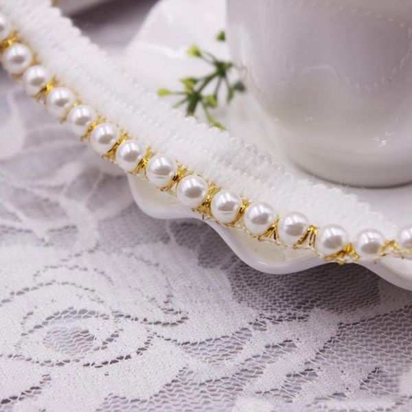 

10yards diy accessories pearl lace ribbon tassel cotton tassels trimming fringes for sewing bed sheet clothes curtain decoration h bbyywc