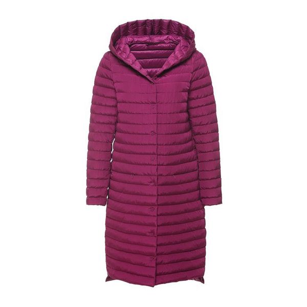 

2021 new womens long puffer coat ultra light down jacket women hooded single breasted windbreaker coats j5hi, Black