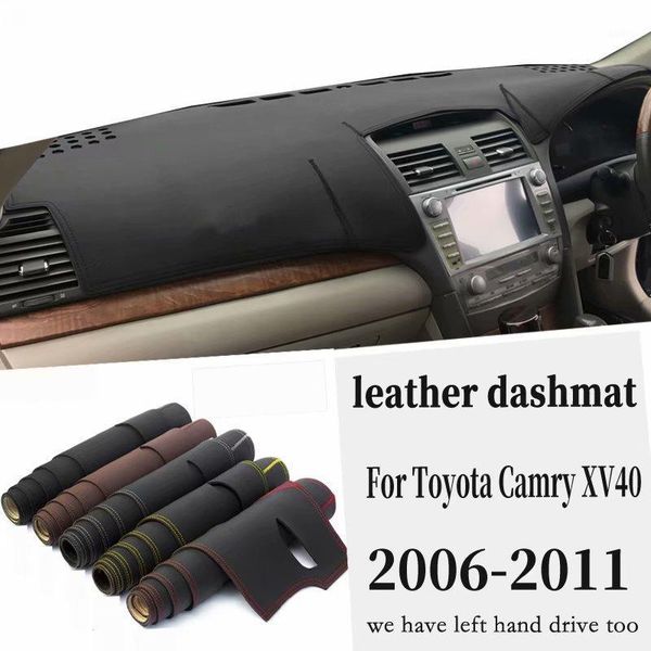 

other interior accessories for camry xv40 2006 2007 2008 2009 2010 2011 leather dashmat dashboard cover pad dash mat carpet car styling acce