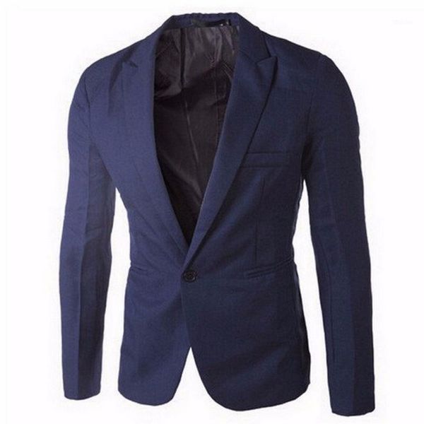 

men's suits & blazers einaudi 2021 brand clothing blazer men one button slim fit costume homme suit jacket masculine size m-3xl1, White;black