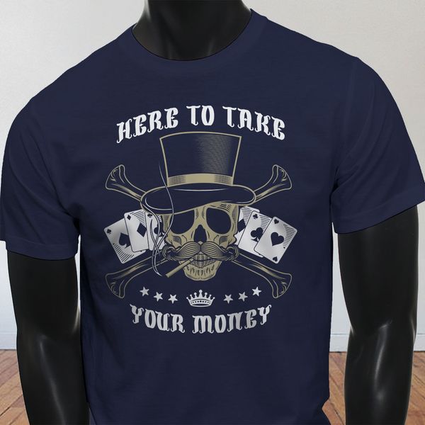 

new arrival 's fashion poker king here to take your money gambling games navy t shirt summer tee shirt sport hooded sweatshirt hoodie