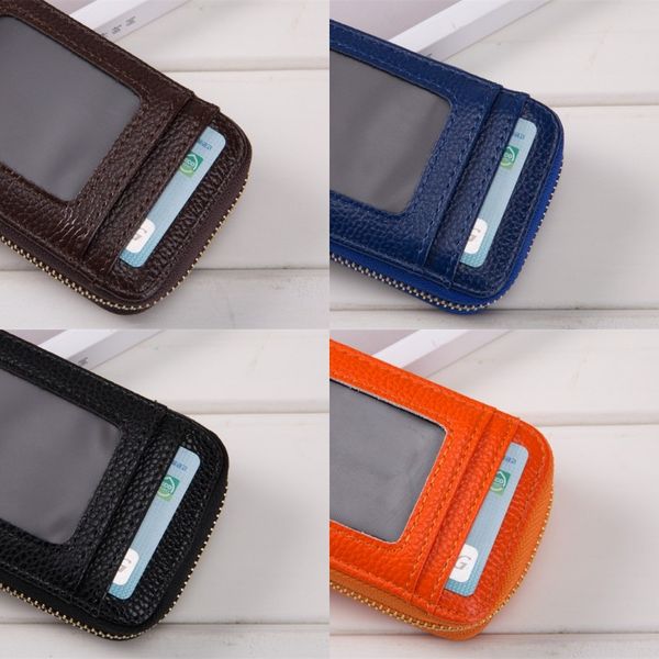 

creative zipper coin purses pu leather bright color 9 cards seat couple card pack mini handbag for outdoor travel souvenir 11xb e1