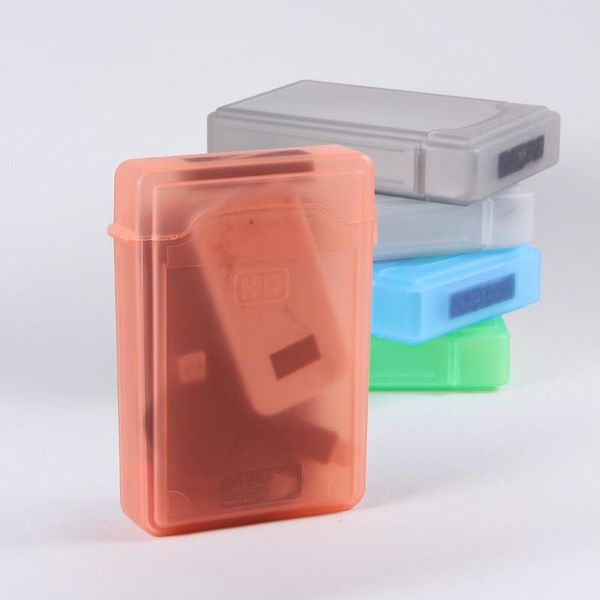 

3.5-inch single layer multi-functional plastic color portable hard drive portable storage -resistant pp protection box