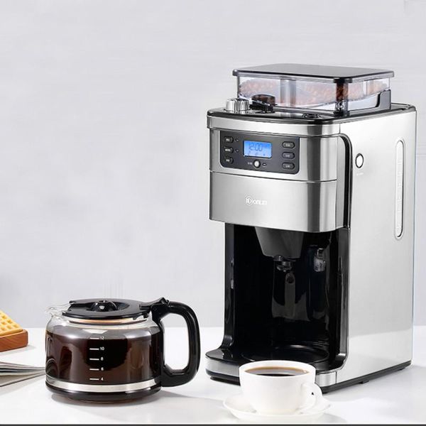 

american coffe machine grinder fully automatichousehold grinding stainless steel body coffee beans