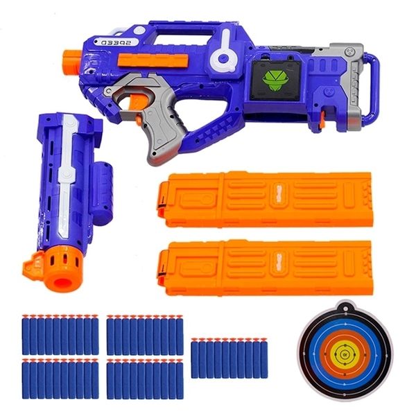 

5444new arrival electric soft bullet sniper suit for nerf bullets eva dart blaster toy rifle gun kids gift