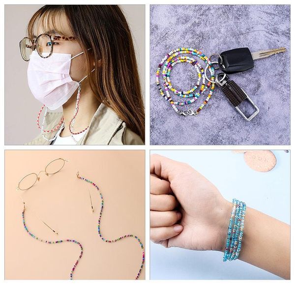 

multifunction seedbeads glasses lanyard,anti-lost glass bead chain face lanyard suitable for women, children jewelry ma qylllw