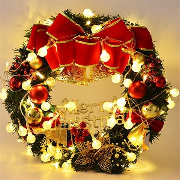 

garland 5м 10м аа батареи водить шарика гирлянд рождественские огни крытый garland на батарейках свадебные украшения xmas свет кпт bbybpk