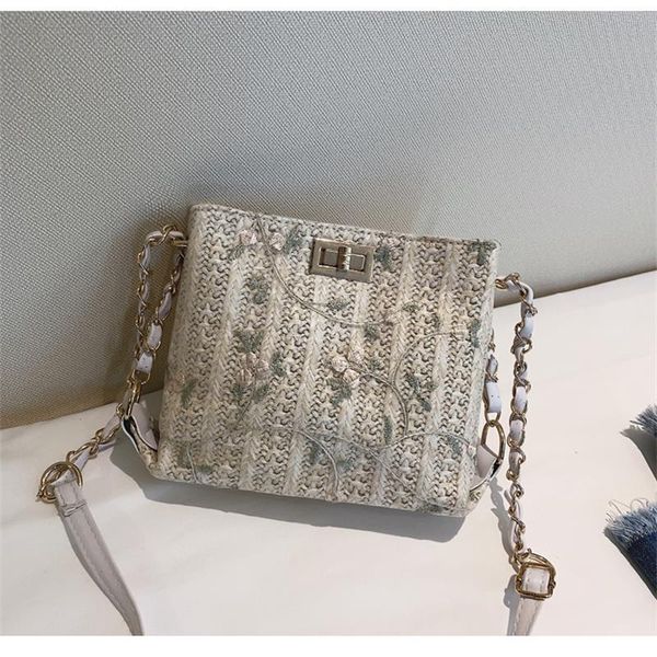 

women shoulder bag handmade woven round bohemian summer straw beach handbag shopping small vintage rattan wicker crossbody bags