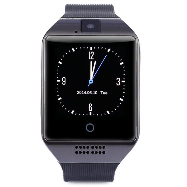 

q18, smart watch with bluetooth, mobile radio android ios pk dz09 u8 gt08, delivery