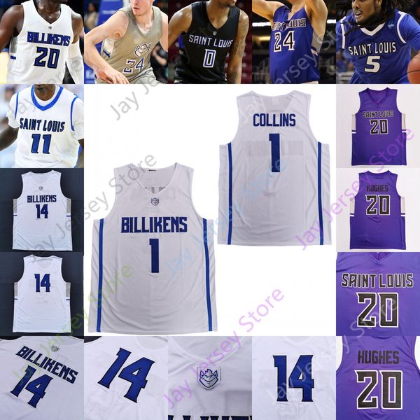

louis billikens basketball jersey ncaa college goodwin gibson jimerson javonte perkins jacobs collins thatch jr. bell jr. weaver hughes reed, Black;red