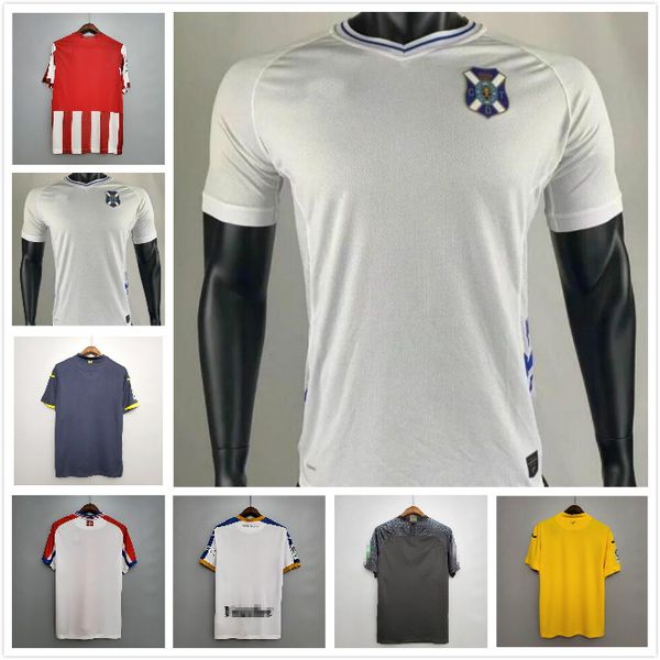 

2020 2021 tenerife jersey home alex bermejo escribano jacobo gonzalez rodriganez jorge giovanni zarfino calandria camiseta de fútbol, Black;yellow