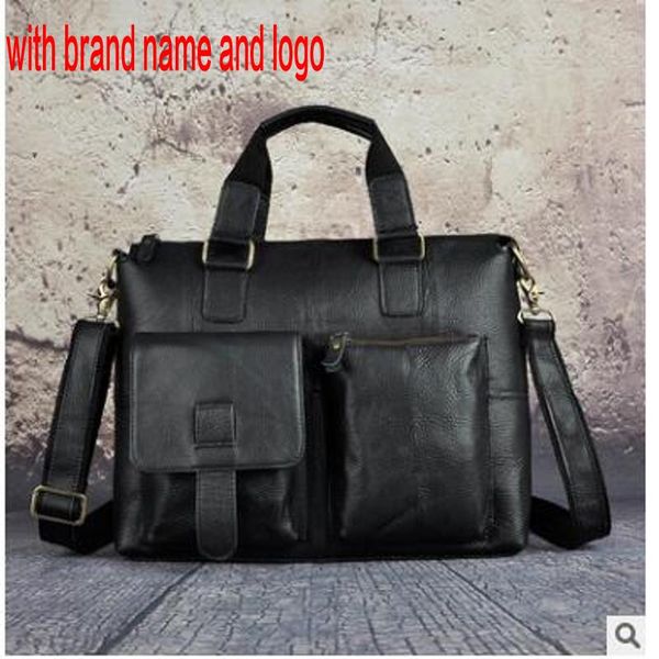 

antique style leather mens business genuine wholesale- briefcases 16" lapcases attache messenger bags tote b260 jtzsf 6597
