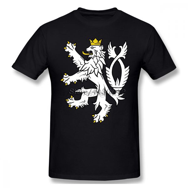 

coat of arms of the czech republic t-shirt for men plus size cotton team tee shirt 4xl 5xl 6xl camiseta sport hooded sweatshirt hoodie