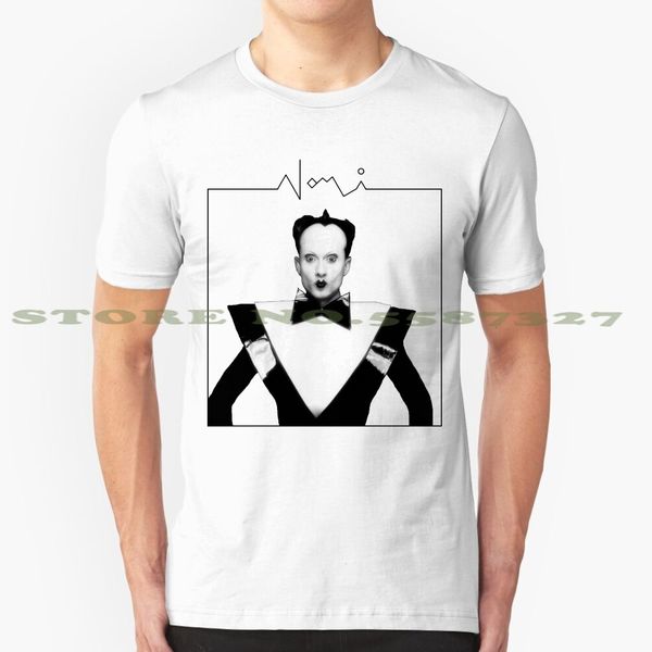 

klaus nomi white summer funny t shirt for men sport hooded sweatshirt hoodie