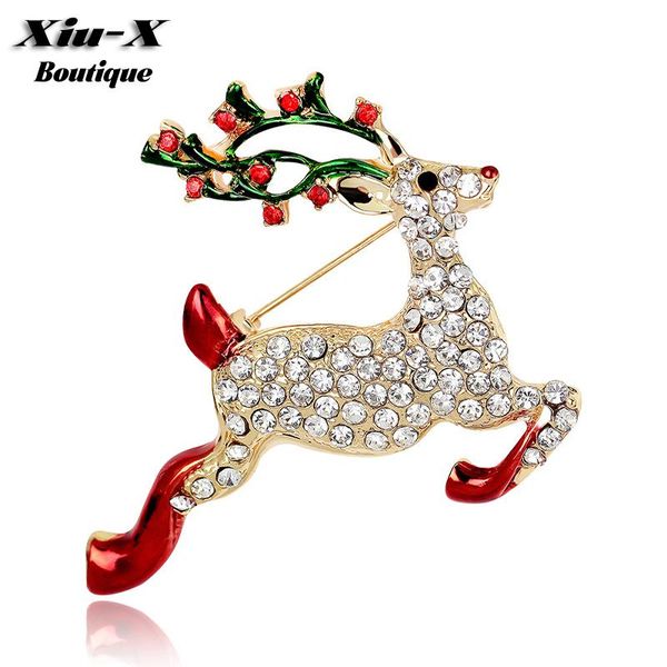 

christmas jewelry brooches for women girl santa snowman elk christmas tree brooch pins christmas gifts coat dress accessories jllorw