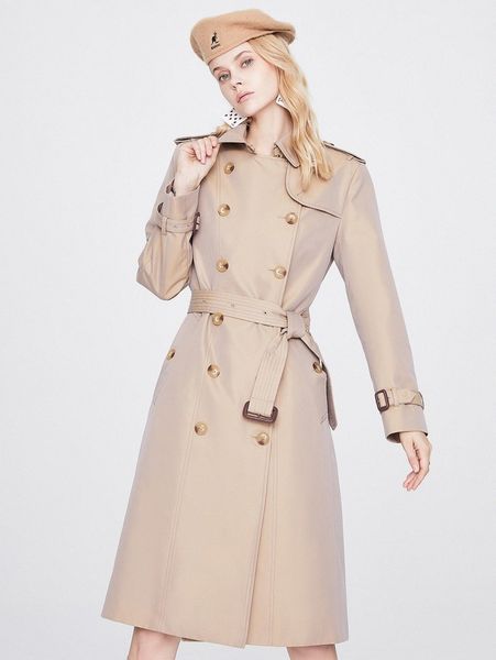 

jazzevar double breasted belted trench coat i4ro#, Tan;black