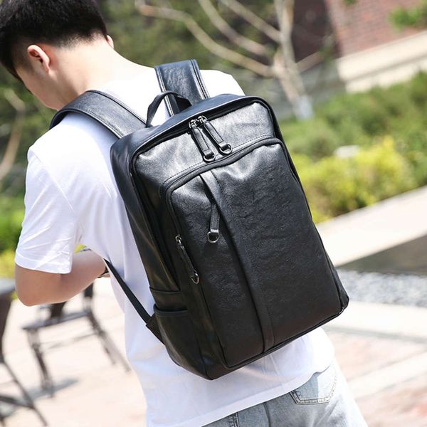

chao brand men's korean travel fashion leather leisure student
