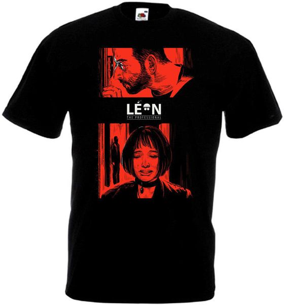 

leon the professional v15 black movie poster all sizes s 3xl summer short sleeves fashion youth sport hooded sweatshirt hoodie men t shirt