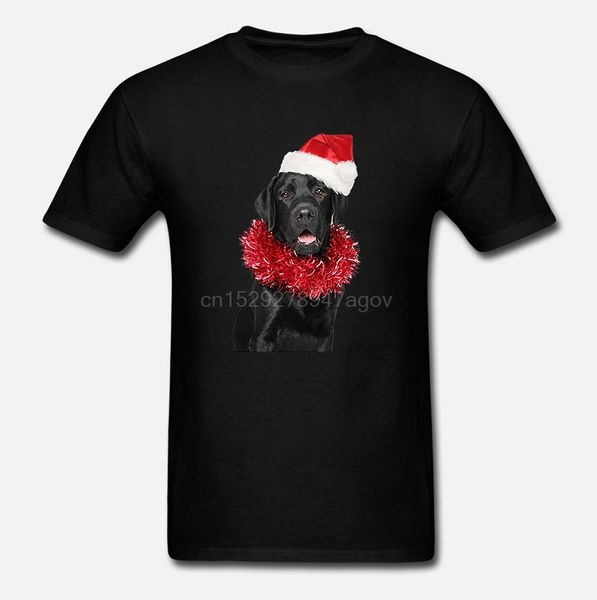 

christmas black labrador with santa hat hoodie designers t shirts sweatshirt
