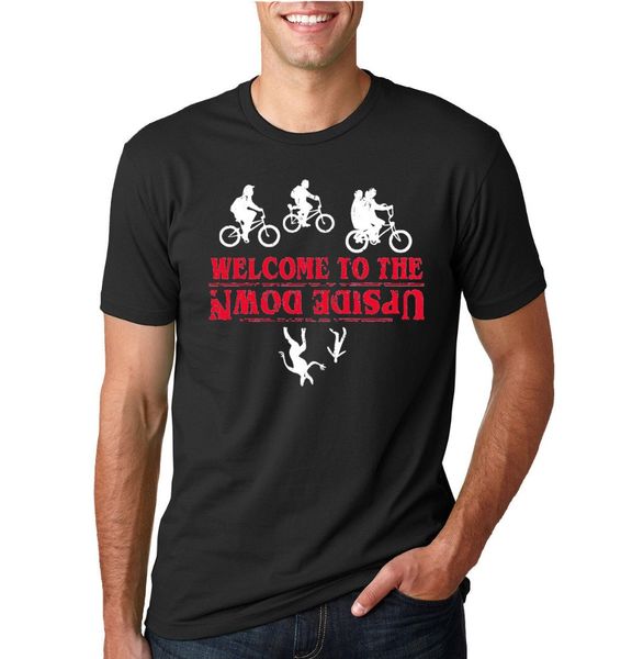 

fashion o neck hipster welcome to the upside down mens stranger fan graphic tv tee 3d print tee sport hooded sweatshirt hoodie men t shirt