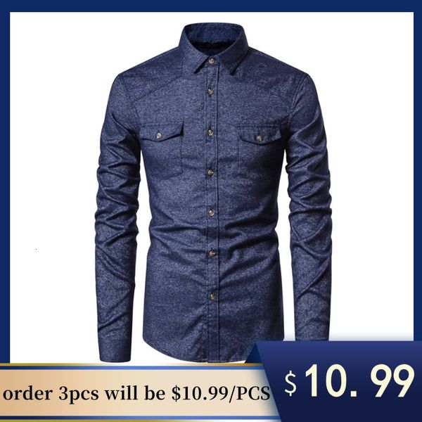

2020 new cotton shirt men slim fit business social mens dress shirts casual men shirt long sleeve flannel shirt men, Black;brown