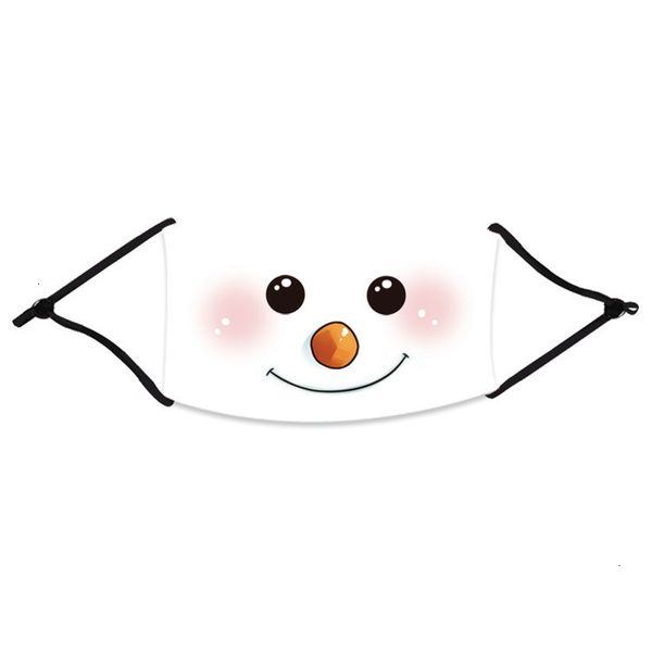 

factoryanti for deer masks printed xmas face dust snowflake christmas mouth cover washable reusable with filters