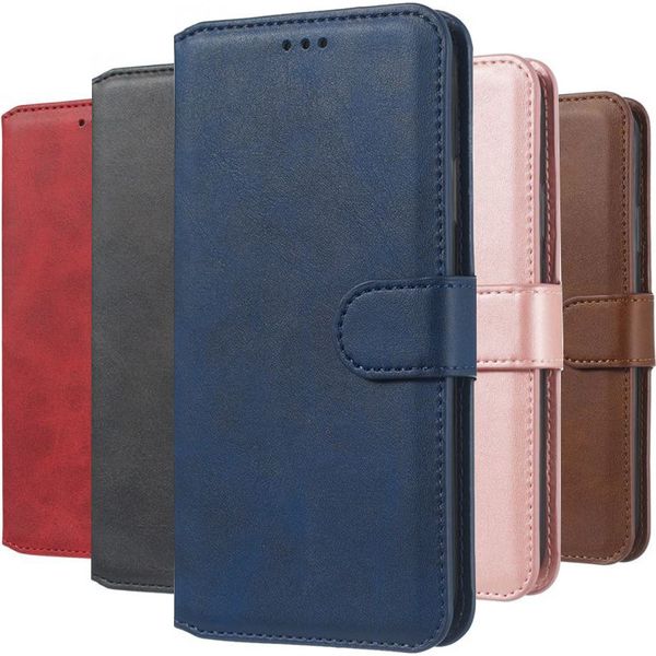 

solid color stand phone cover for vivo v11 v11i z3 z3i u3 u3x u10 u20 y3 y91c y91i y93 y95 y97 business flip leather wallet v27d