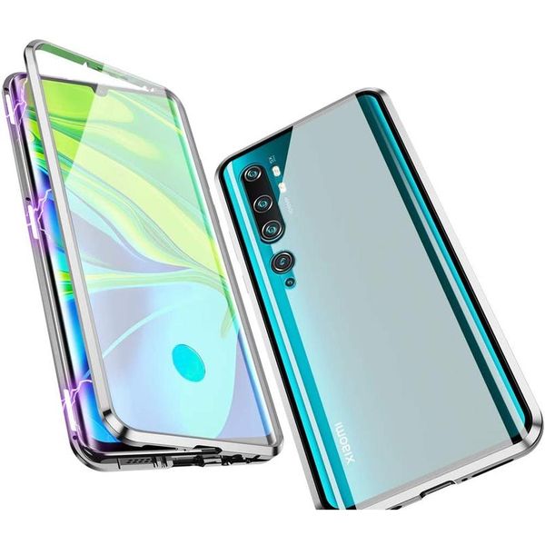

360 double sided glass magnetic case for xiaomi redmi note 10lite 9s pro 8a mi10 10pro 10ultra plus transparent temper bbydlc