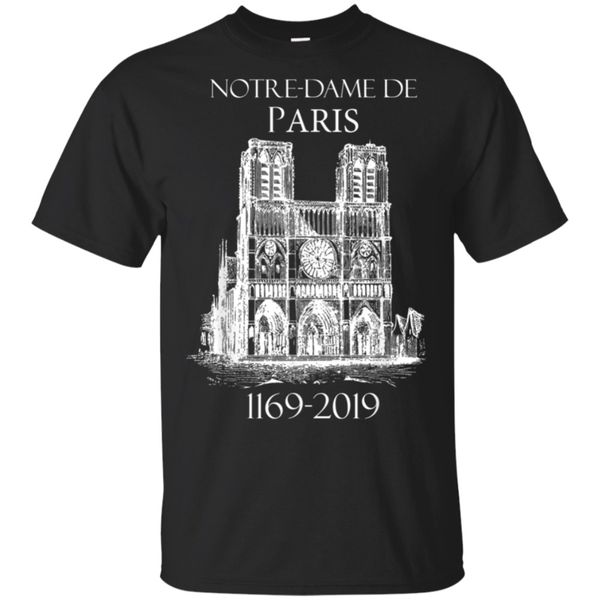 

vintage paris france city notre dame cathedral 2020 summer style fashion for man hoodie designers t shirts sweatshirt