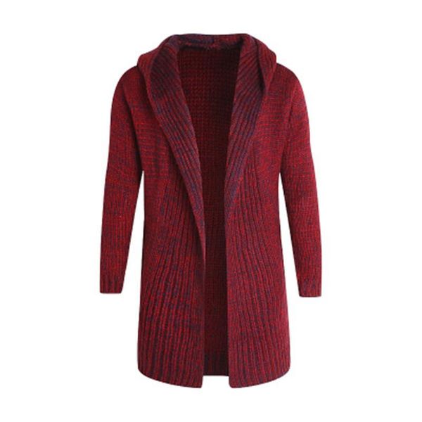 

autumn winter men's cotton hoodie cardigan warm thick perfect quality no yq jacket knitted casual male sweater drop shipping, White;black