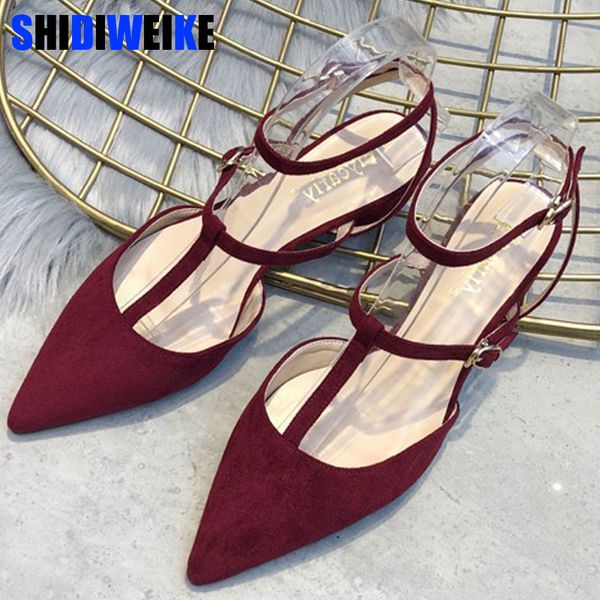 

new arrival women sandals fashion pointed toe summer shoes buckle elegant party shoes high heels shoes woman g035 1010, Black