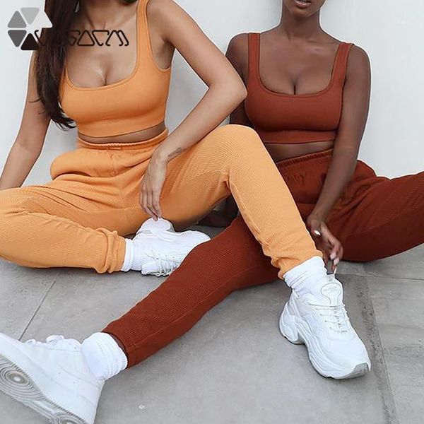 

seamless two piece yoga set women casual fashion bra high waist trousers sports fitness tracksuit workout gym clothes outfits1, White;red