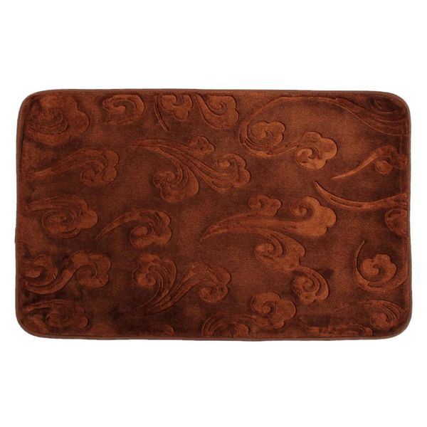 

wholesale-3pcs/set home bathroom door floor mat pad set soft coral fleece bath mat pedestal mat toilet washable flo qylchp wphome