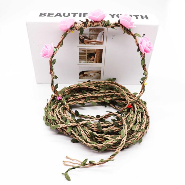 

100cm wax cord silk leaves rattan diy craft rope for home wedding decoration 100cm wax bbynqk