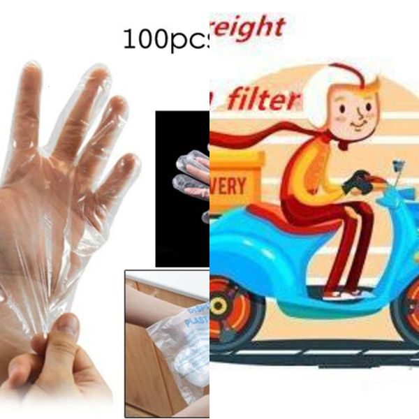 

protective catering thickened cleaning gloves disposable plastic food hand for kitchen food/cleaning/cooking/b