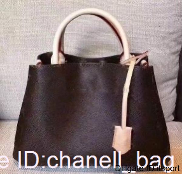 

designer montaigne tote women luxury leather shoulder bags purse floral print handbags crossbody big shopper business lapbag